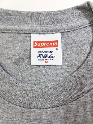 Supreme Skyscraper Tee Heather Grey Size M FW16 T-Shirt | eBay