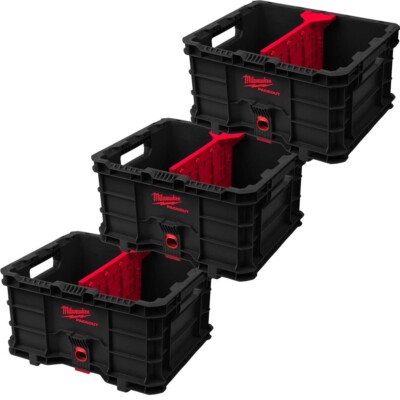 Milwaukee Séparateurs de tiroirs pour boîte à outils à 3 tiroirs Packout (4932479104