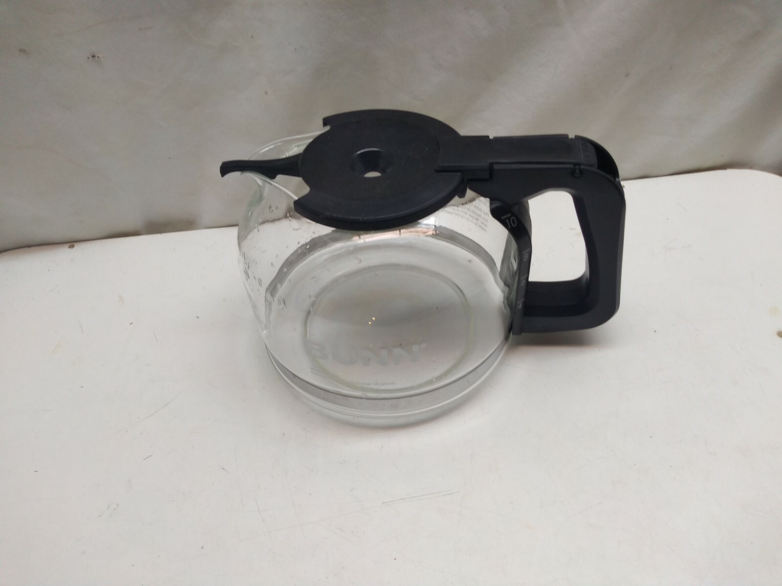 Glass Carafe 10 Cup Decanter & Lid