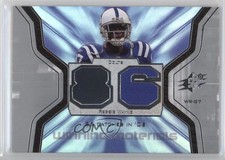 2007 SPx Winning Materials Stats Reggie Wayne #WMS-RW1 n8a