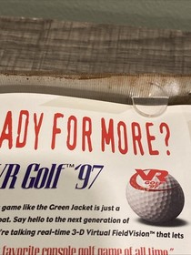 VR Soccer (Sega Saturn) Cib w/ Manual And Case. Tested Working.