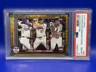 2025 Topps Series 1 NL RBI Leaders Shohei Ohtani #86 Gold Foil #’d /50 PSA 8