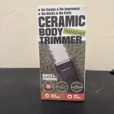 Manspot Premium Body Trimmer for Men Ball Pubic Groin Hair Trimmer NO OPEN, NEW