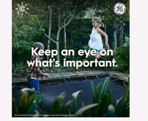 GE Smart Outdoor Security Camera, 2K HD Camera, Weather-Resistant, Night (MS176 - Picture 3 of 6