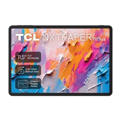 TCL NXTPAPER 11 Plus 11.5'' Tablet, 8GB 256GB, Android 15, Onyx Black