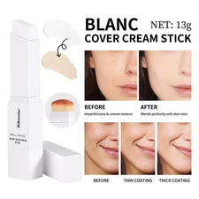 Blanc Cover Cream Stick, 2 in 1 Color- Changing Foundation Stick J0N2