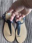 Lot of 3 Pairs of Sandals Shoes Womens Size 9 Casual Black Red Dolce & Iva — photo 6