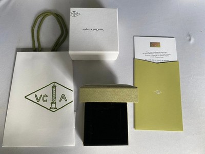 Van Cleef & Arpels Necklace/Earring Box VCA Original Travel Jewelry Case
