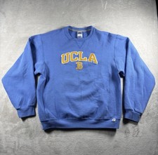 Y2K UCLA Russell Athletic Men  s Size Medium Blue Crewneck Sweatshirt College 923
