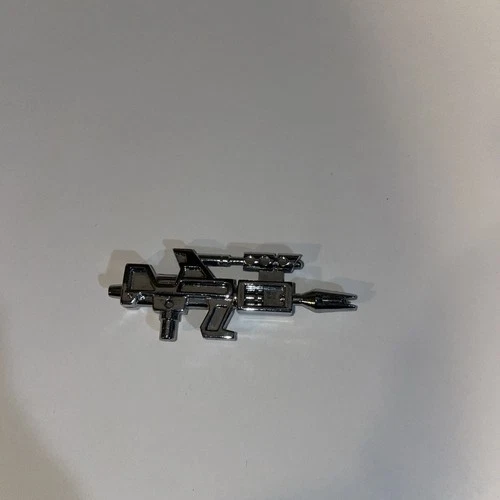 Vintage 1985 Transformers G1 Jumpstarter Topspin Replacement Weapon Silver Gun