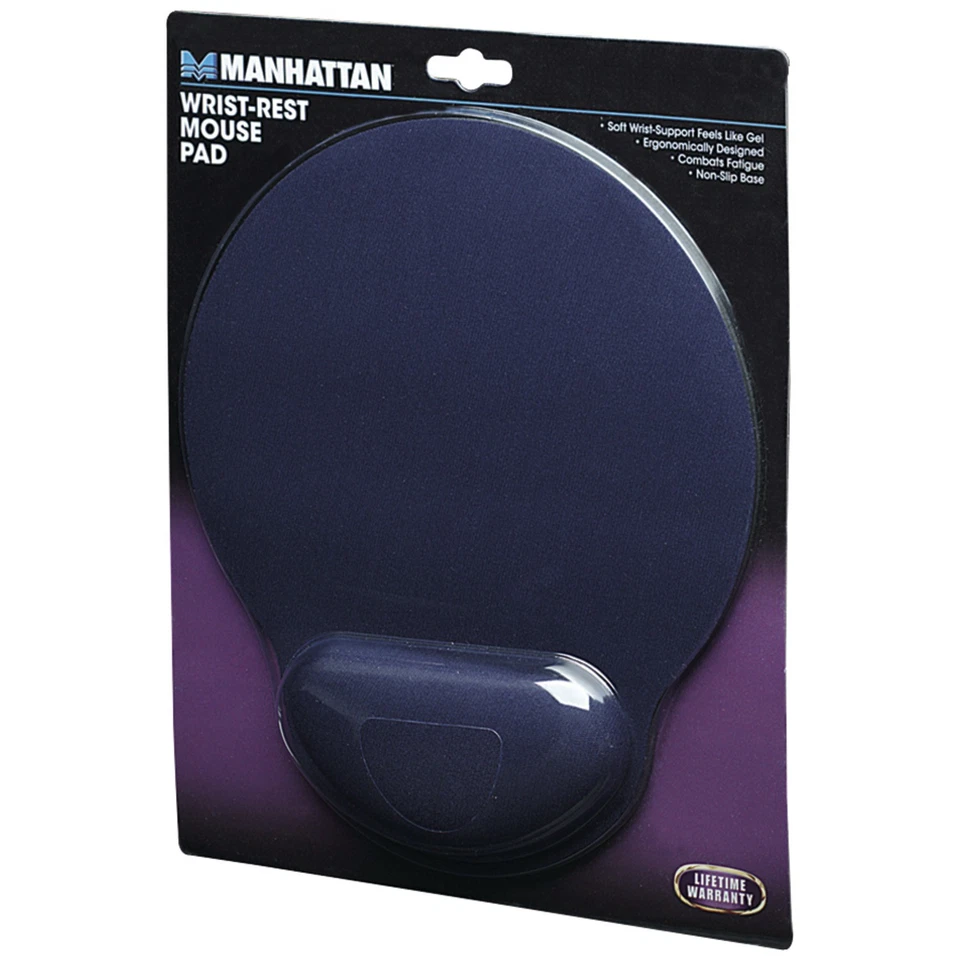 Alfombrilla de ratón con reposamuñecas MANHATTAN 434386 (azul) Foto 3 de 3