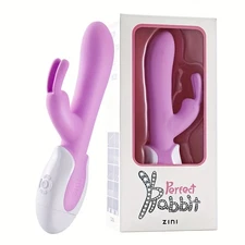 Three in one rabbit vibrator, licking massager, women's sex toy, Halloween gift