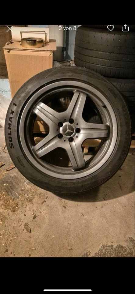 20 Zoll AMG Felgen Mercedes ML W164 Sommerreifen - Bild 2 von 4