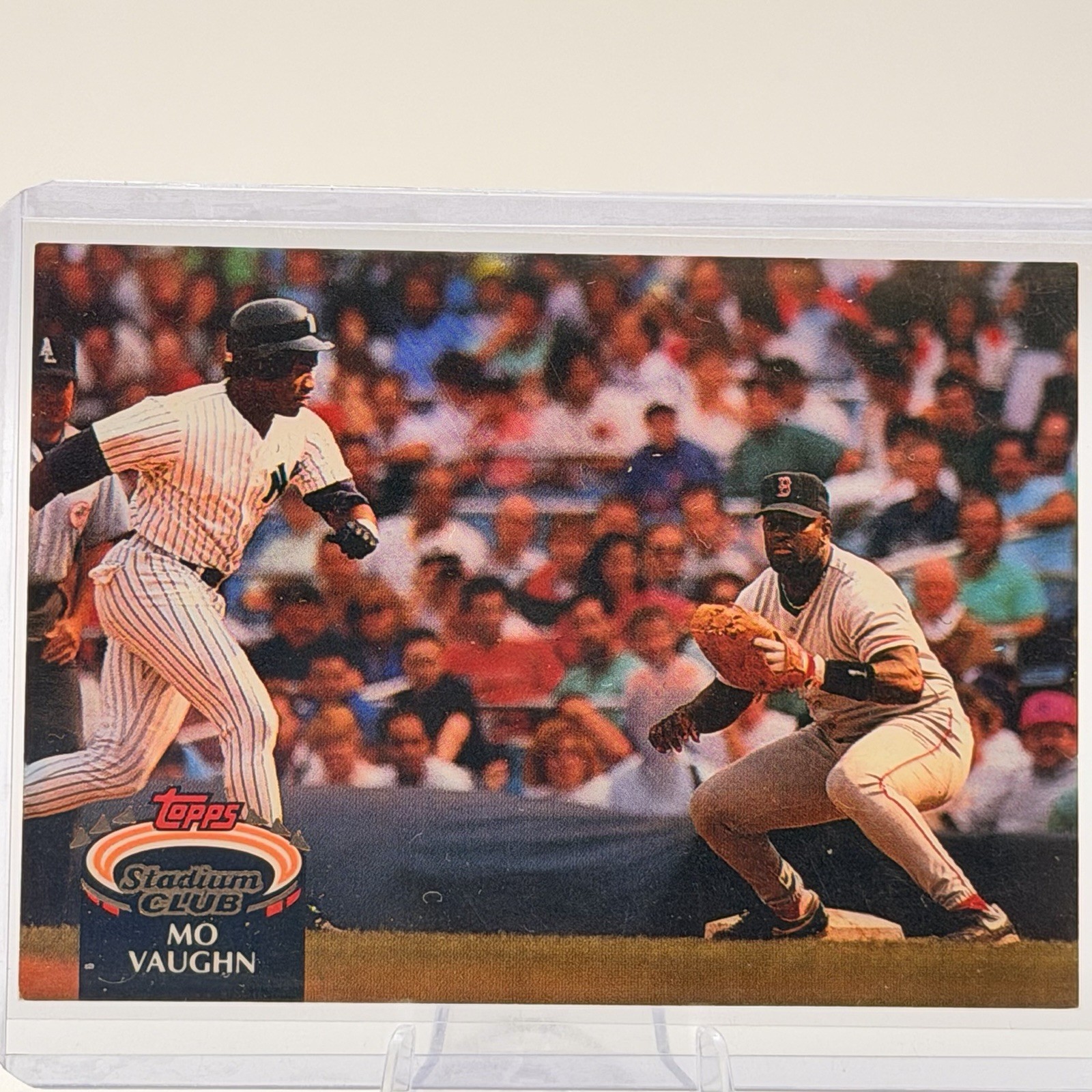 Mo Vaughn 1992 Topps Stadium Club #325 Boston Red Sox