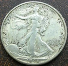 US 1943-S Walking Liberty Half  **