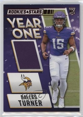 2024 Panini Rookies & Stars Year 1 Relics Dallas Turner #YO-DTR RC 0rd2