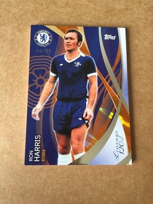 2024-25 Topps Chelsea Lineage 120 Years Ron Harris Orange 6/25 | eBay