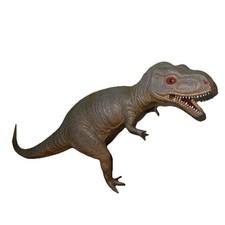 Vintage Large Tyrannosaurus Rex T-rex Pvc Dinosaur Toy Figure 1980s 11.5"x20"