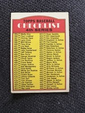 1972 Topps Baseball - Checklist 395-525 #378 4th Series; Unmarked; Nice card!
