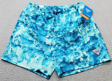 Columbia PFG Rambler Swim Trunks Shorts Men M Multi Printed Swimwear Regular Fit
