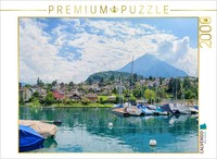 Calvendo Puzzle Spiez Harbor On Lake Thun | 2000 Pieces, Finished Size 35.4 × 26