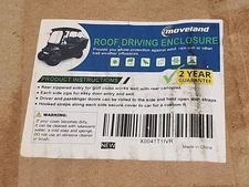 Moveland Golf cart Roof Driving Enclosure X0041T1IVR