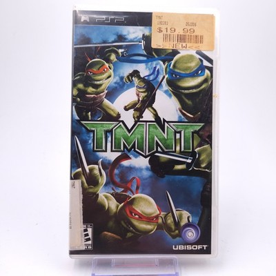 TMNT (Sony Playstation, PSP, 2007) Complete CiB TESTED PIC