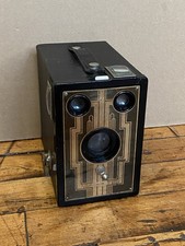 Vintage 1930's Kodak Six-16 Brownie Box Film Camera Art Deco Untested