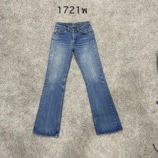 Vintage 80 USA Levi 517 Orange Tap Actual 28x31 Boot Cut Western Jeans