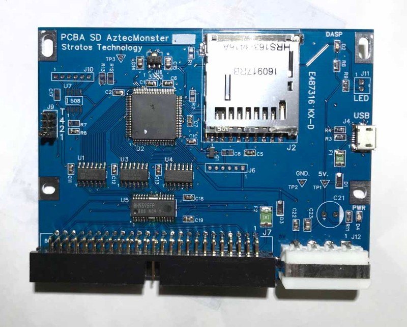 Stratos Technology SD AztecMonster SD to 50pin SCSI Convertor Adapter Dead Stock