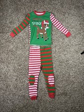 Rudolph Holiday Pajamas 3T 2-Piece Set Christmas Sleepwear Red Green