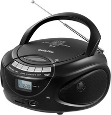 Portable CD Players for Home, CD Boombox with AM/FM Stereo Radio, Bluetooth, USB