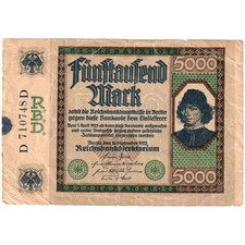 [#1184937] Germany, 5000 Mark, 1922-09-16, VF