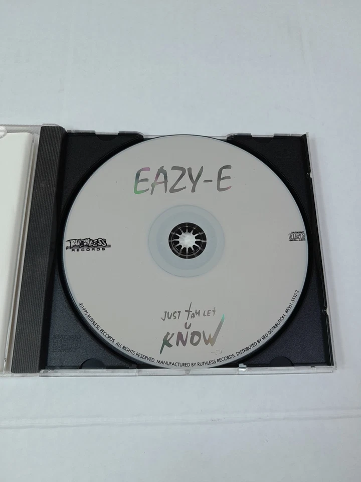 Easy-E  | Just Tah Let You Know [PA] (1995, Ruthless Records, Gangsta Rap) Vtg - Image 4 of 4