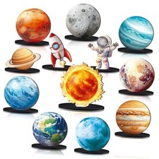 12 Pcs Space Table Decorations Outer Space Centerpieces for Tables Decorations