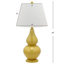 Safavieh CYBIL DOUBLE GOURD TABLE LAMP, Reduced Price 2172768136 LIT4088H-SET2
