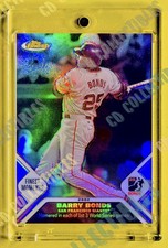 Barry Bonds  TOPPS FINEST REFRACTOR SAN FRANCISCO GIANTS MINT /425