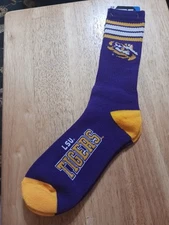 LSU Tigers Socks 4 Stripe