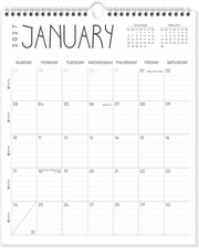 2027 Wall Calendar 12 Month,14"X11.5" Vertical Wall Calendar 2027