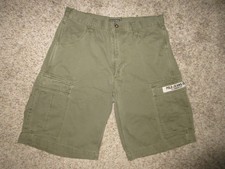 VTG POLO JEANS CO RALPH LAUREN ARMY GREEN CARGO SHORTS MEN SZ 36 R. LAUREN 1967
