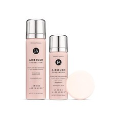 Jerome Alexander Airbrush Foundation, Full  Mini 2pc Set - Light Medium