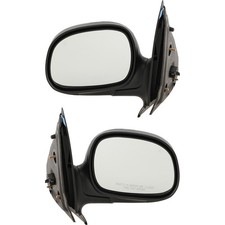 Power Mirrors Chrome Pair Set For Ford F150 2001-2003 Crew Cab Rh And Lh Side Power Mirrors Chrome Pair Set For Ford F150 2001-2003 Crew Cab Rh And Lh Side