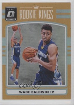 2016 Panini Donruss Optic Rookie Kings Orange Prizm /199 Wade Baldwin IV RC h3a