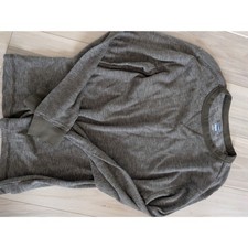 Old Navy Soft-Washed Women s Small Gray Textured Knit Pullover Crewneck