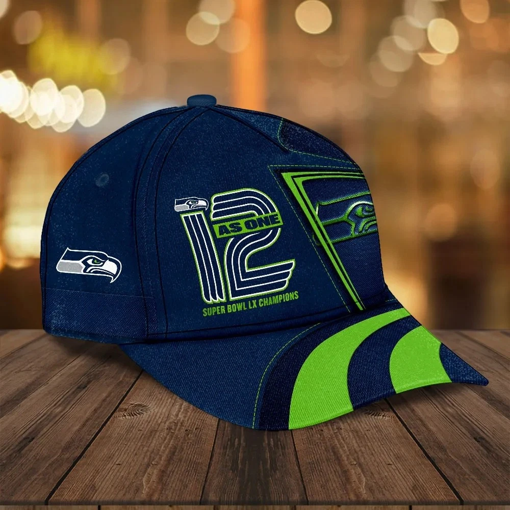 Seahawks 2025 Sb LX Champions Classic Cap