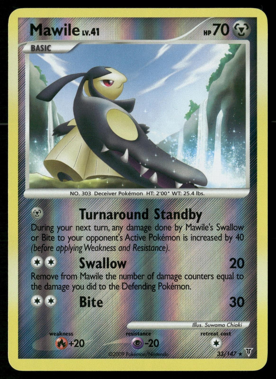 Mawile 33/147 Rare Supreme Victors Pokemon Reverse Holo LP