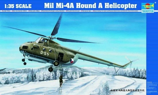 Trumpeter 05101 MIL MI-4A HOUND A HELICOPTER 1/35 Model Kit