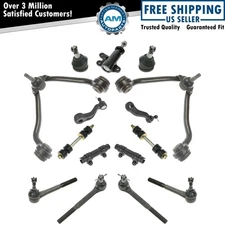 Control Arm Ball Joint Tie Rod Idler Pitman Sway Steering Suspension Kit 15pc