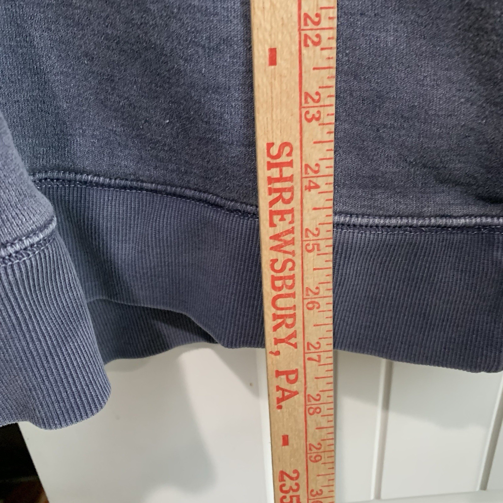 Outerknown Sur Snap Hoodie Men's Size Medium Blue French Terry Pullover Surf