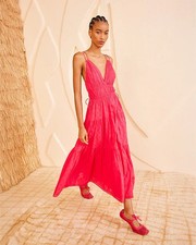 Ulla Johnson Freya Cosmos Pink Dress, $450 NWT, US 2 #2430